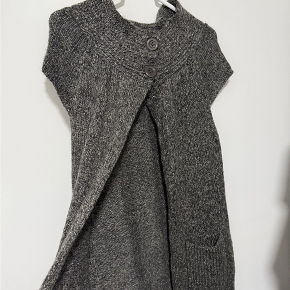 BCBGMaxAzria Charcoal Knit Sweater Cardigan - Picture 3 of 6
